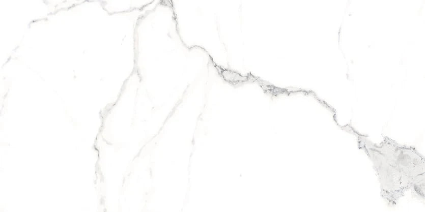 12" × 24" Calacatta Grigio Polished Porcelain Tile