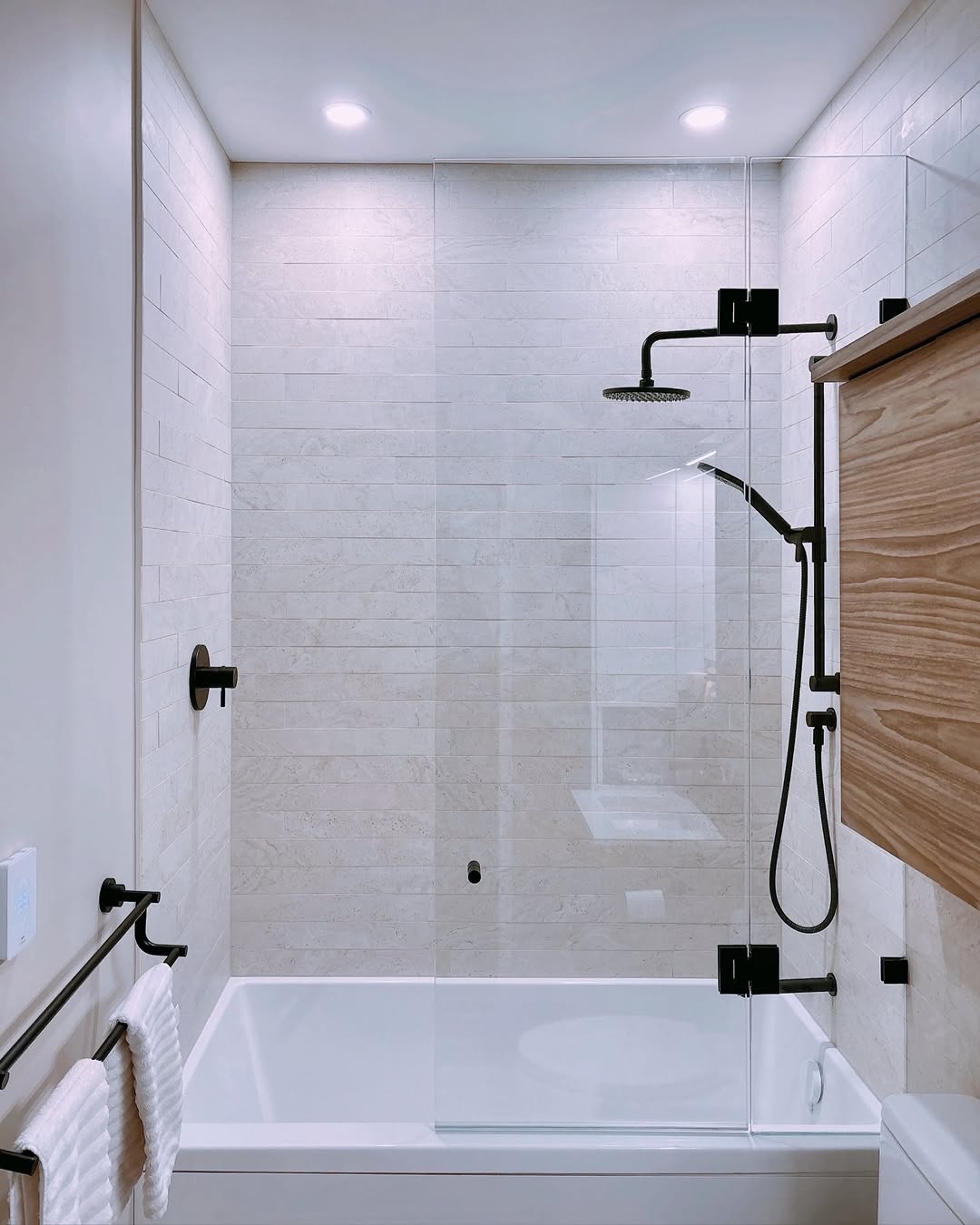 Glass Tub Door Installation