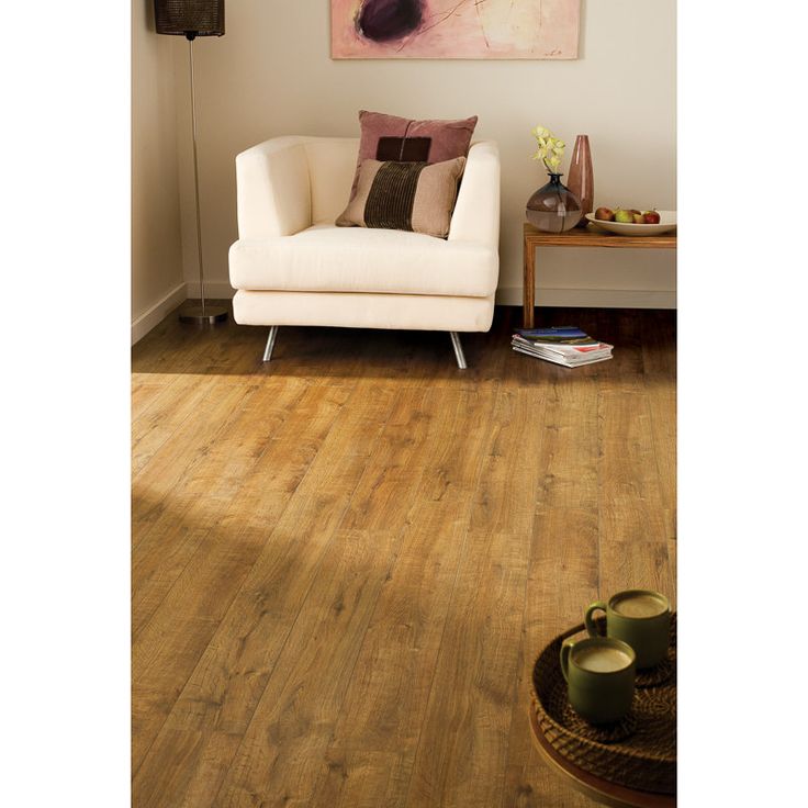 6.5" × 60" Laminate Flooring – Darwin Oak (12.3mm, Click Lock)