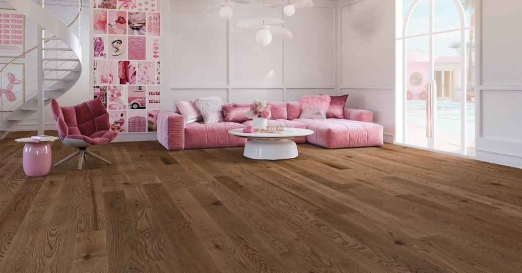 6.5" × 60" Laminate Flooring – Darwin Oak (12.3mm, Click Lock)