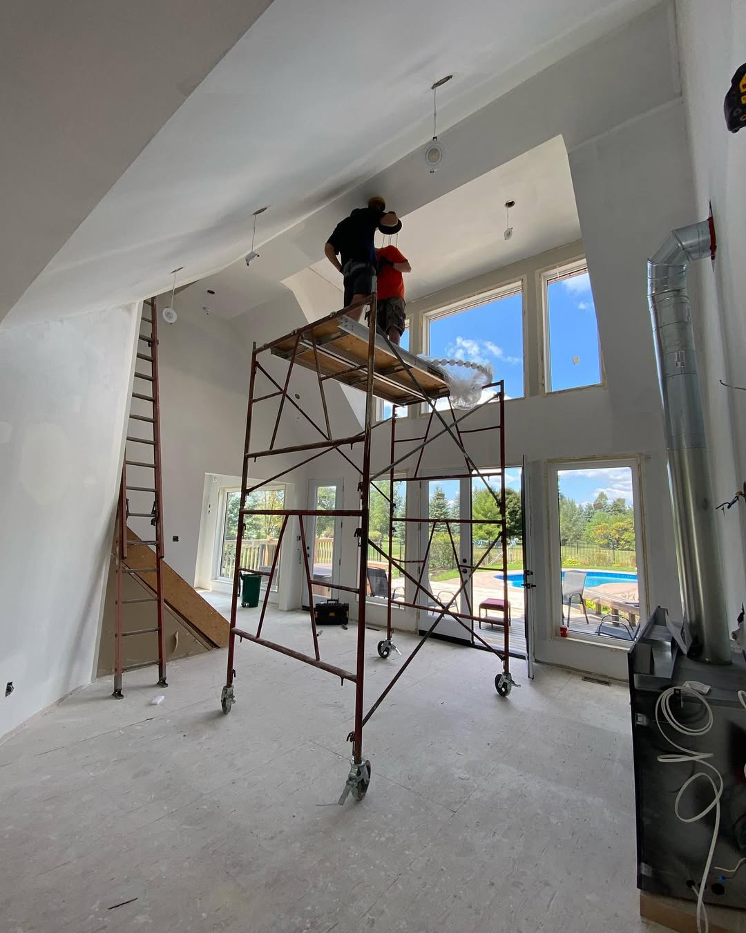 Pot Lights Installed with Precise Layout, Clean Cutting, and Safe Electrical Work