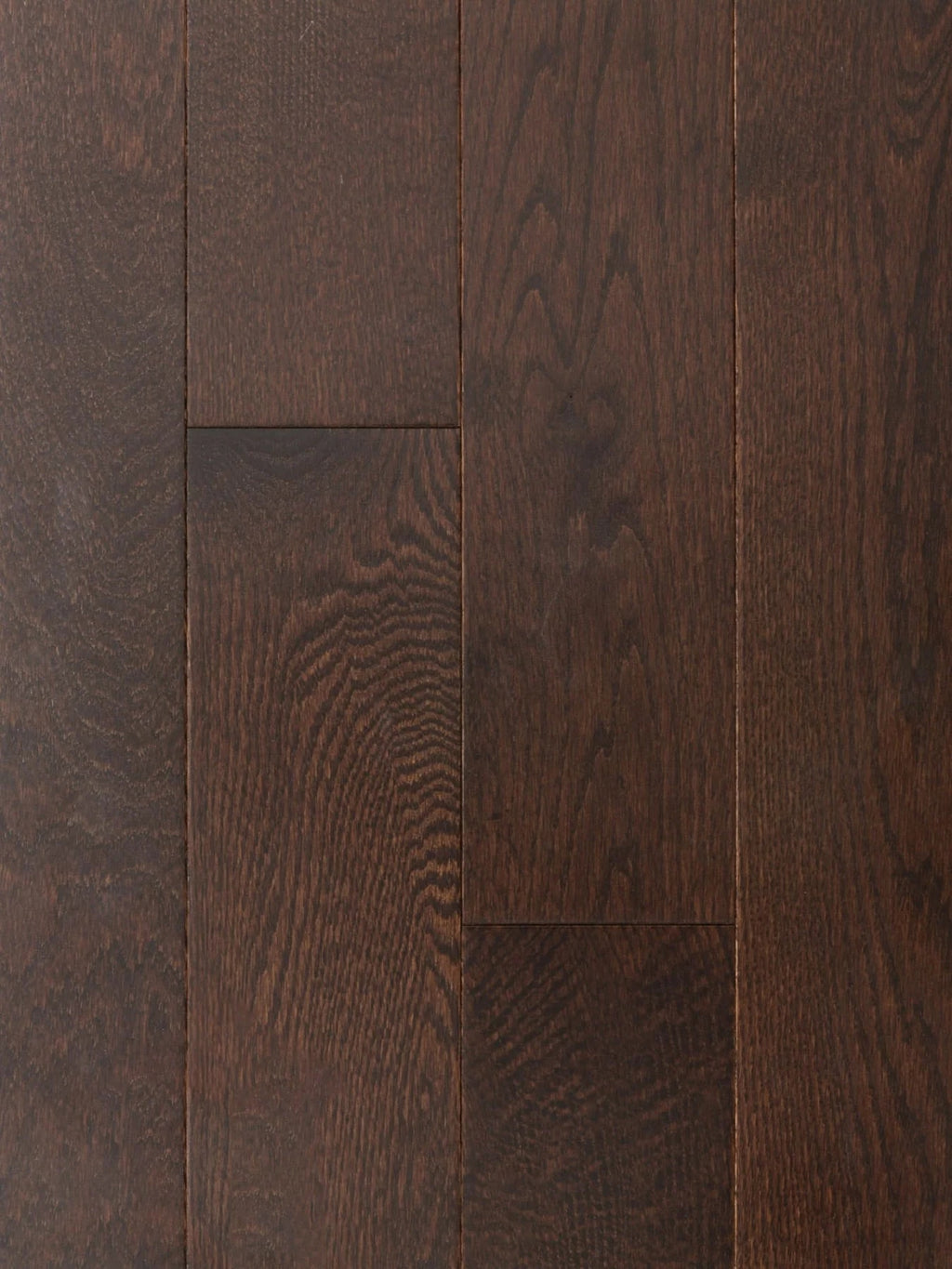 Solid Hardwood Flooring – Classic Espresso Brown (4.25″, Smooth Finish)