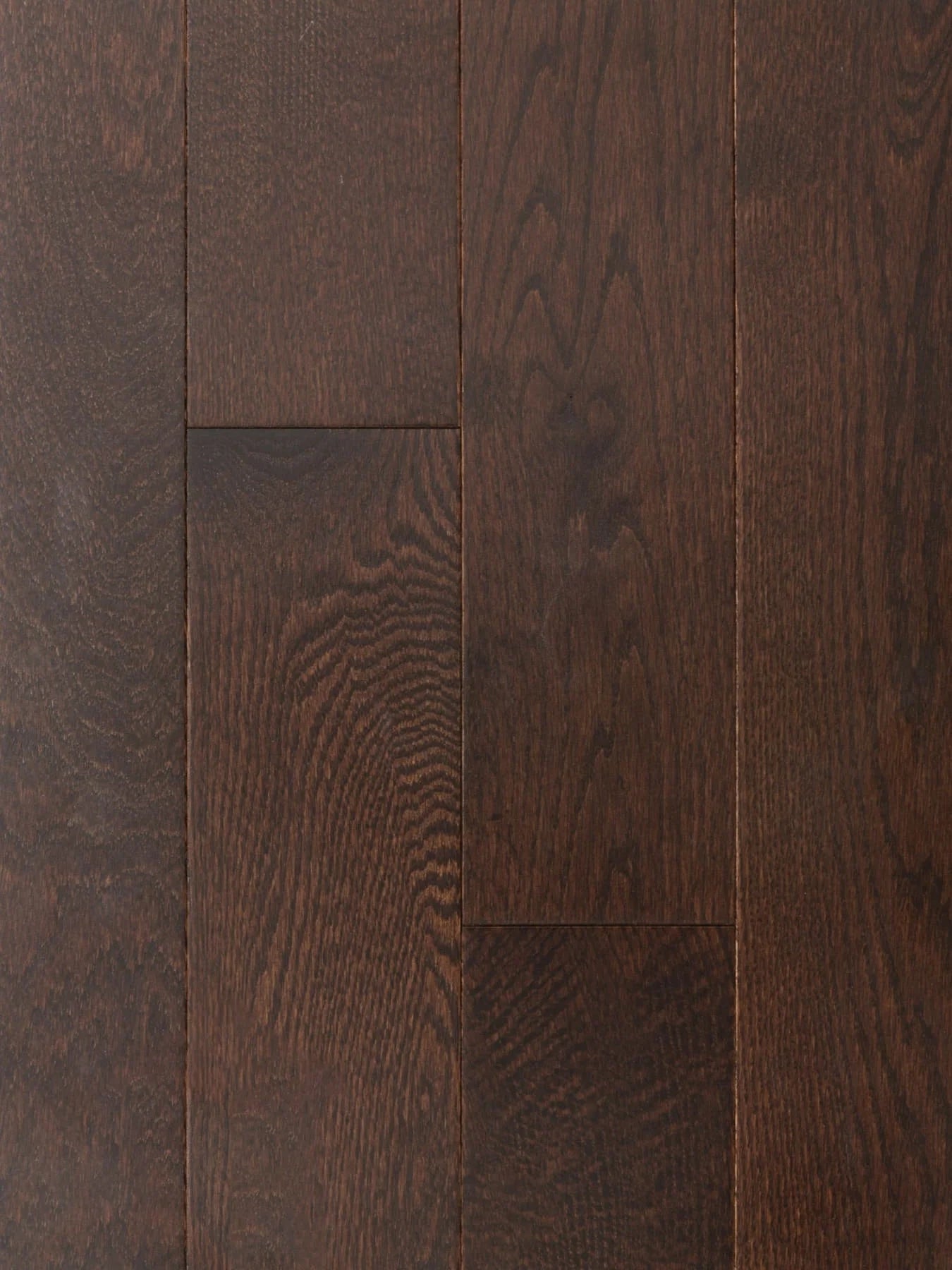 Solid Hardwood Flooring – Classic Espresso Brown (4.25″, Smooth Finish)