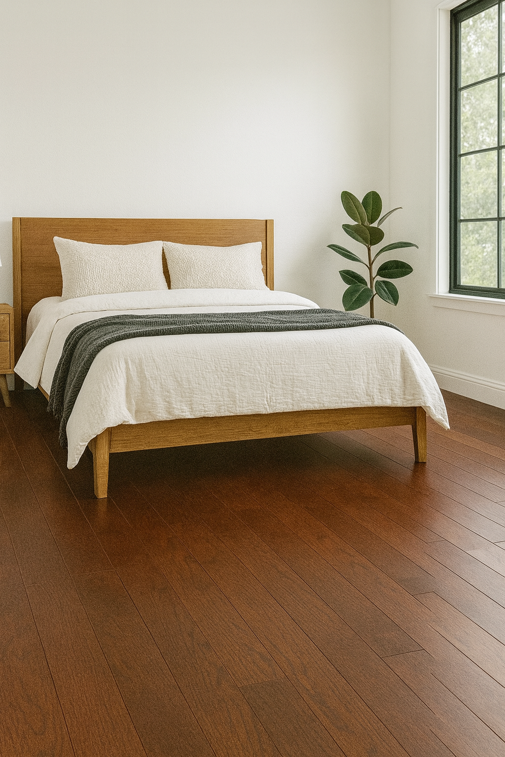 Solid Hardwood Flooring – Dark Chestnut (4.25″, Smooth Finish)