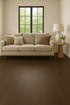 Solid Hardwood Flooring – Espresso Brown (4.25″, Smooth Finish)