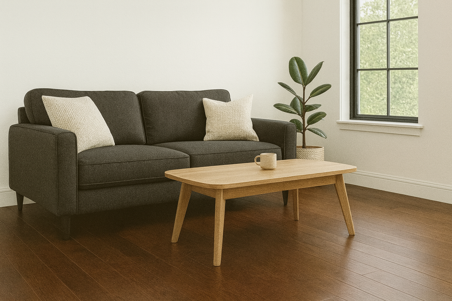 Solid Hardwood Flooring – Mocha Walnut (4.25″, Smooth Finish)