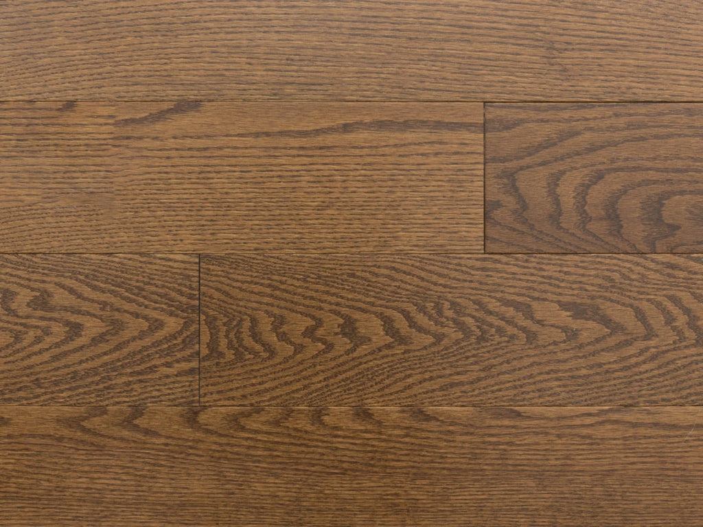 Solid Hardwood Flooring – Natural Mocha Oak (4.25″, Smooth Finish)