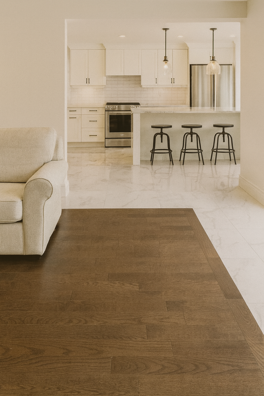 Solid Hardwood Flooring – Urban Walnut (4.25″, Smooth Finish)