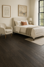 Solid Hardwood Flooring – Midnight Oak (4.25″, Smooth Finish)