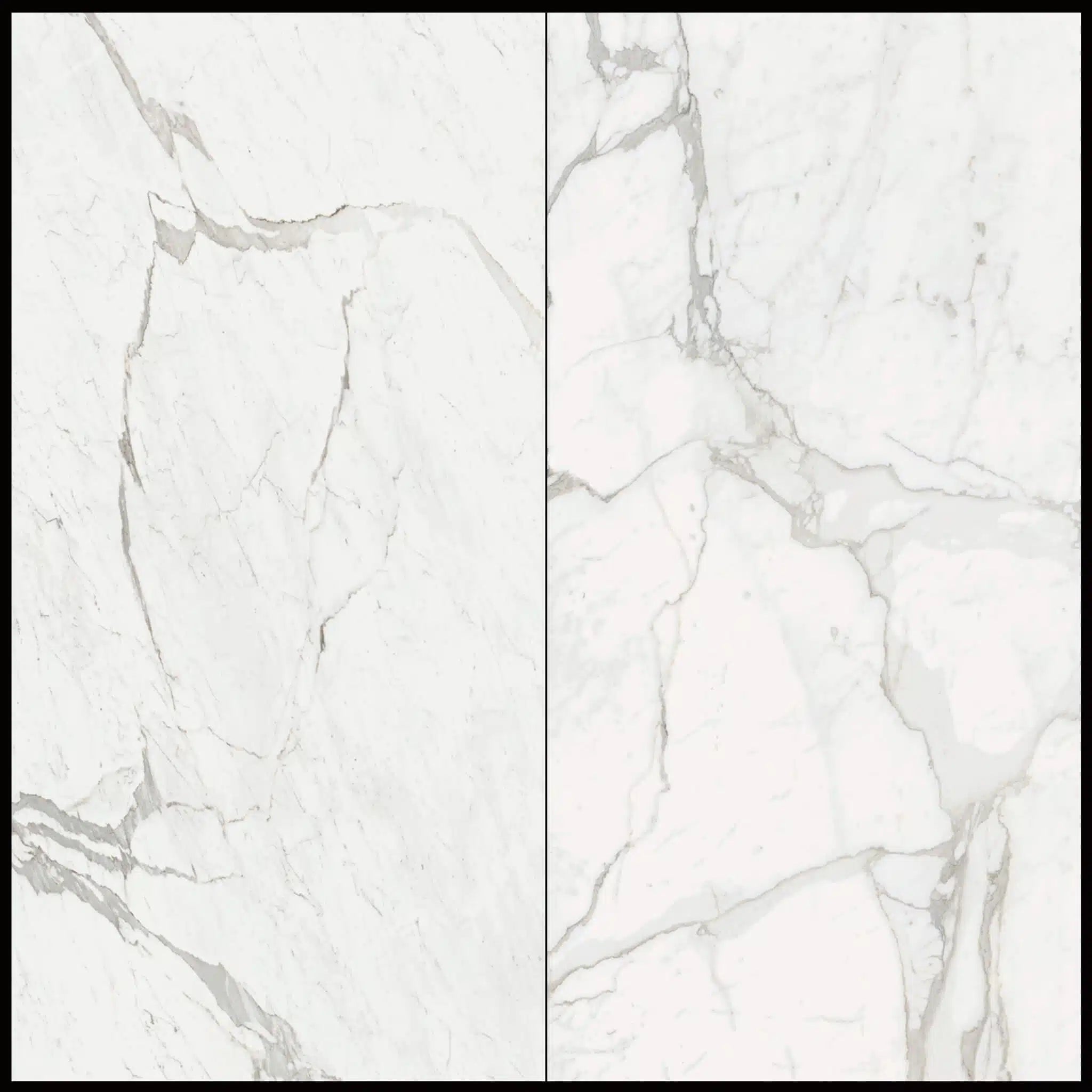 48" × 96" Statuario Apuane Porcelain Slab – Polished