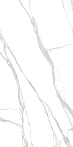 48" × 96" Statuario Apuane Porcelain Slab – Polished
