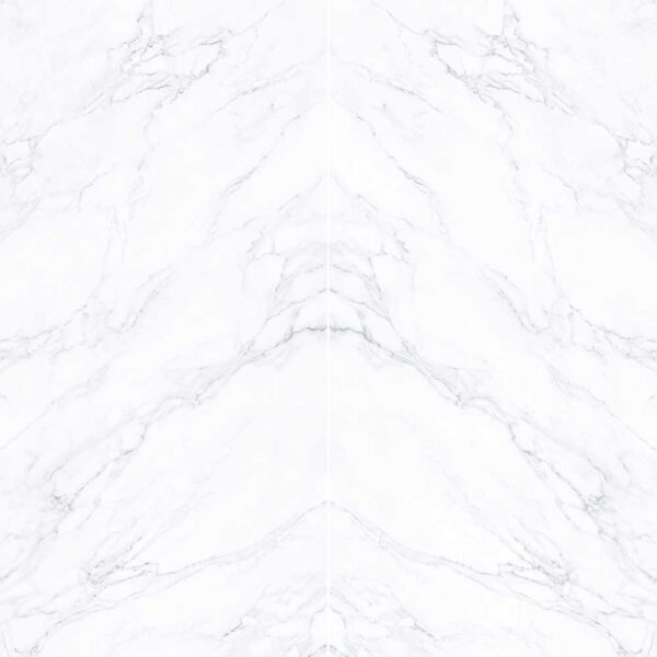 48" × 96" Statuario Apuane Porcelain Slab – Polished