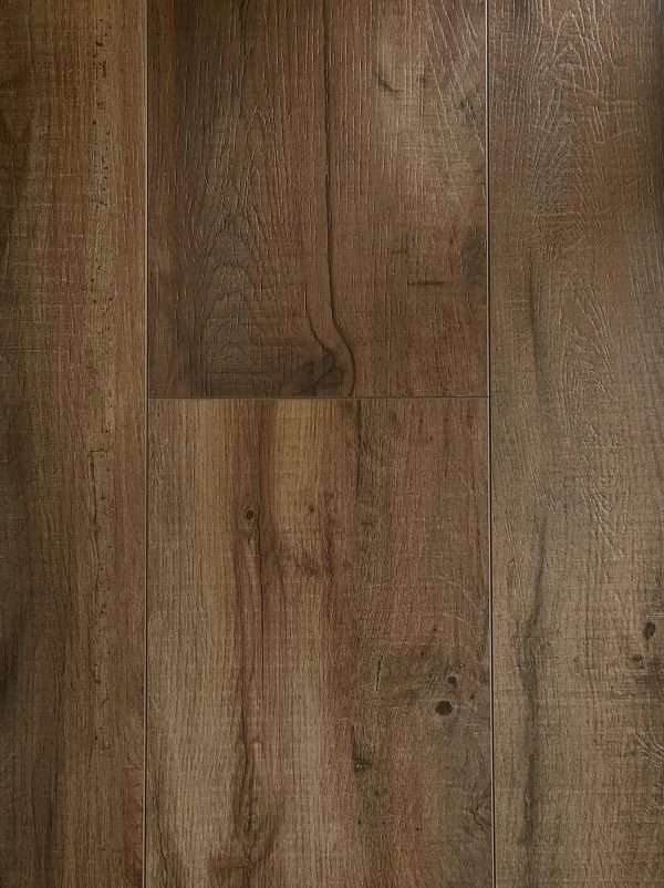 7" × 60" SPC Vinyl Plank – Lead (7 mm, Click Lock)