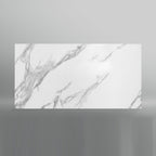 24" × 24" Stellar White Polished Porcelain Tile