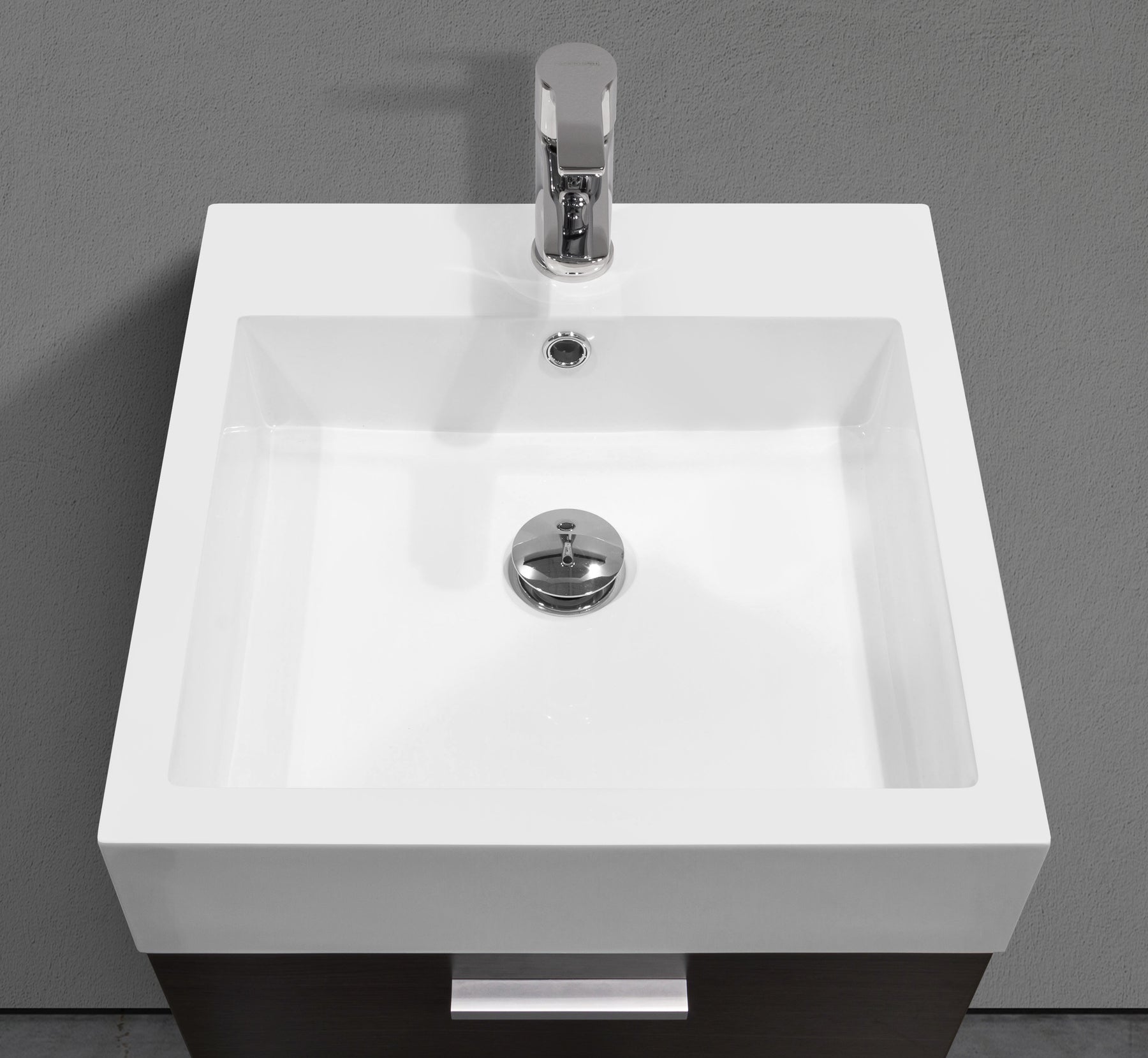 18″ Wall-Mounted Modern Bathroom Vanity with Integrated Sink